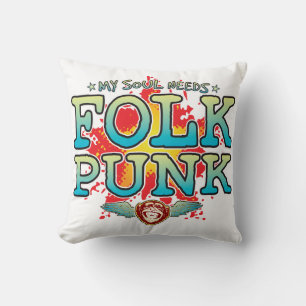 Folk Punk Soul Cushion Kissen