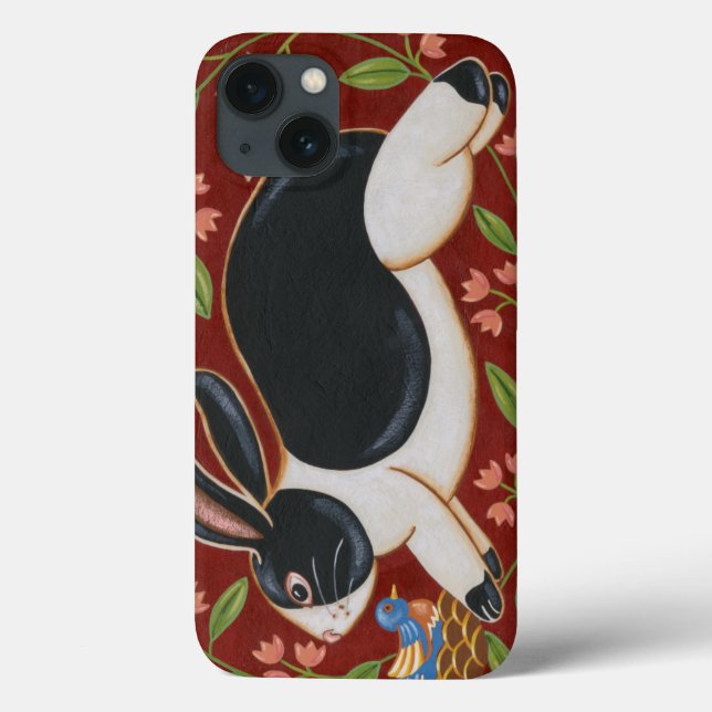 Folk Rabbit Case-Mate iPhone Hülle (Rückseite)