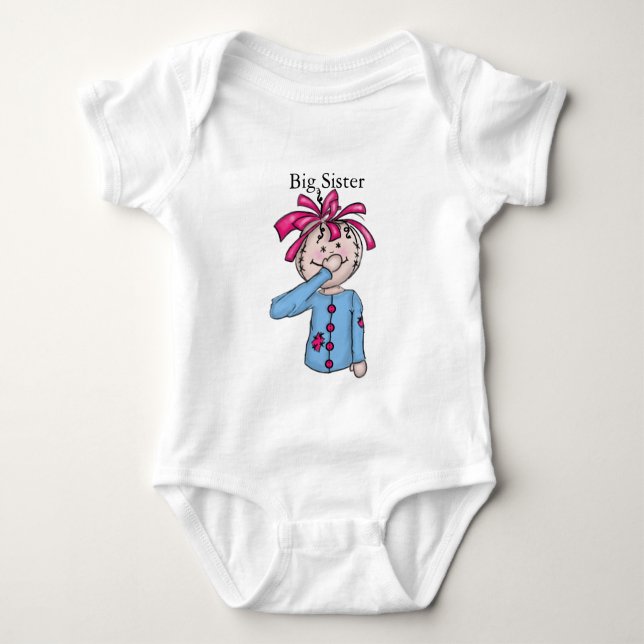 Folk Rag PuppMatching Baby Strampler (Vorderseite)
