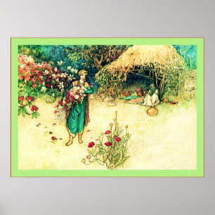 Folk Tales of Bengal ~ Vintage Fine Art Poster
