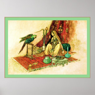 Folk Tales of Bengal ~ Vintage Fine Art Poster