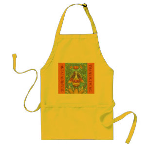 FOLKART ERNTEDANK TÜRKEY & CORN SCHÜRZE Holiday