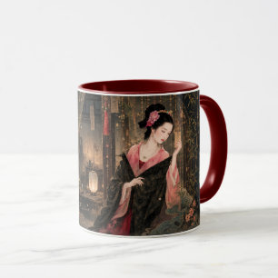Folklore-Ästhetik-Kunst mit Romantik. Tasse