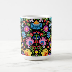 Folklore Blume Wycinanki Kaffeetasse
