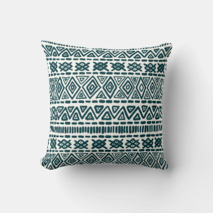 Folklore Charm: Traditionelle ethnische Ornamente Kissen