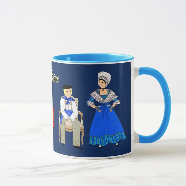 Folklore d’Aquitaine, Frankreich Tasse (Rechts)