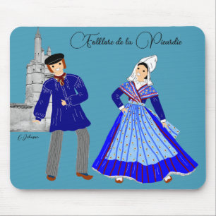 Folklore de la Picardie, Frankreich Mousepad