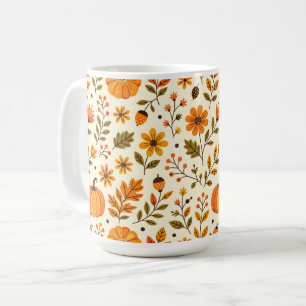 Folklorekunst Blume Erntedank Kaffeetasse