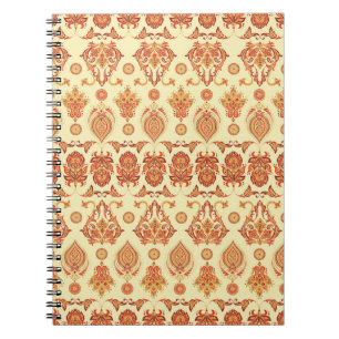 Folklorisches Batik florales ethnisches Muster Notizblock