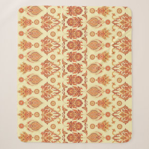 Folkloristische Batik-Blumen-Ethno-Muster Sherpadecke