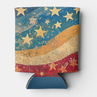 Folksy US Flagge Dosenkühler