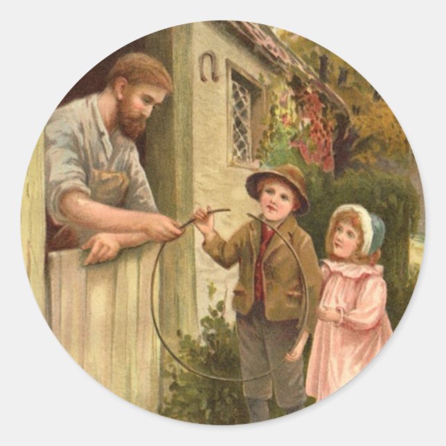 Folktales-Aufkleber Runder Aufkleber (Vorderseite)