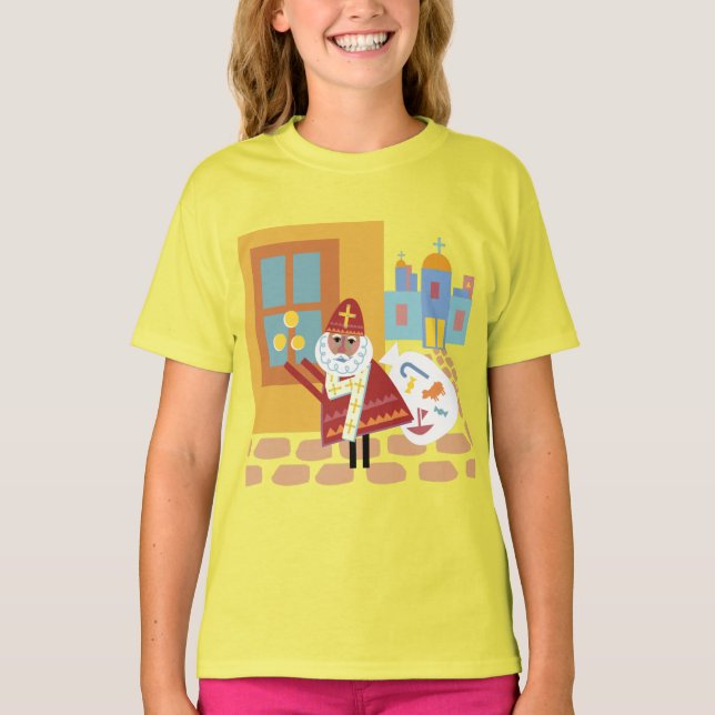 Folky St. Nicholas T-Shirt (Vorderseite)