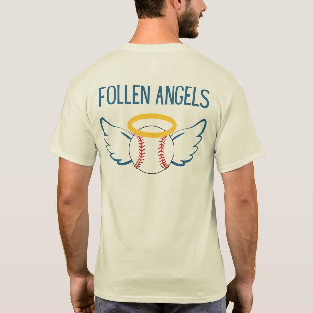 Follen Angels Baseball Shirt (Rückseite)