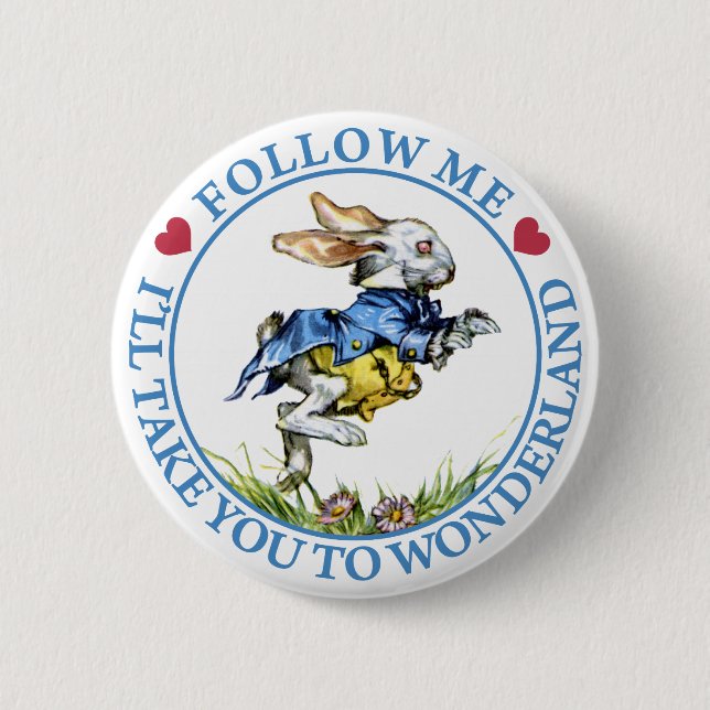 Follow-me. Ich nehme Sie nach Märchenland! Button (Vorderseite)