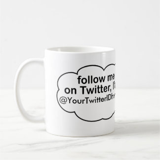 Follow-me @ (YourNameHere) SCHALE Tasse
