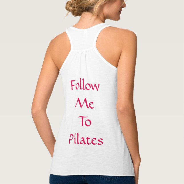 Follow-me zu Pilates Behälter Tank Top (Rückseite)