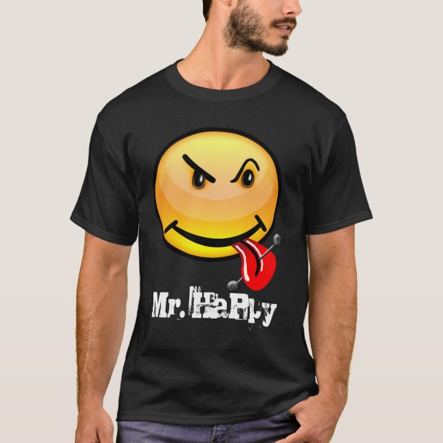 Follow-meT - Shirt Herr-Happy (Vorderseite)
