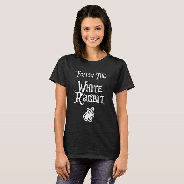 Follow the White Rabbit T-Shirt (Vorne ganz)