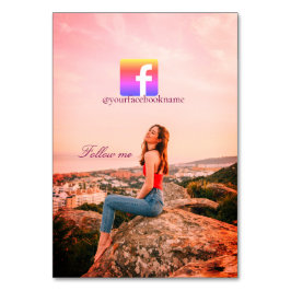 follow us facebook username social media photo  tischnummer