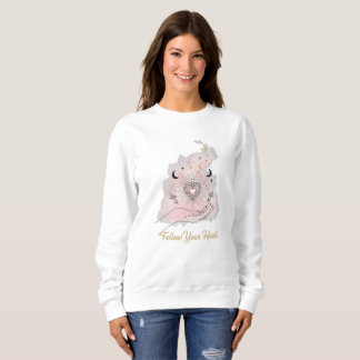 "Follow Your Heart Sweatshirt - Celestial"