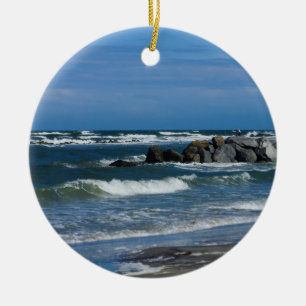 Folly Beach Atlantic Keramikornament