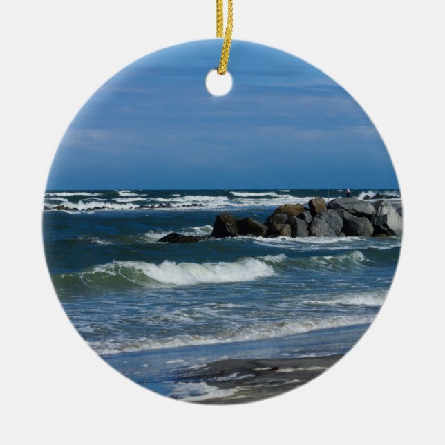 Folly Beach Atlantic Keramikornament (Vorne)