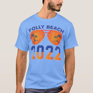 Folly Beach Lover summer and beach vacay tee Retro