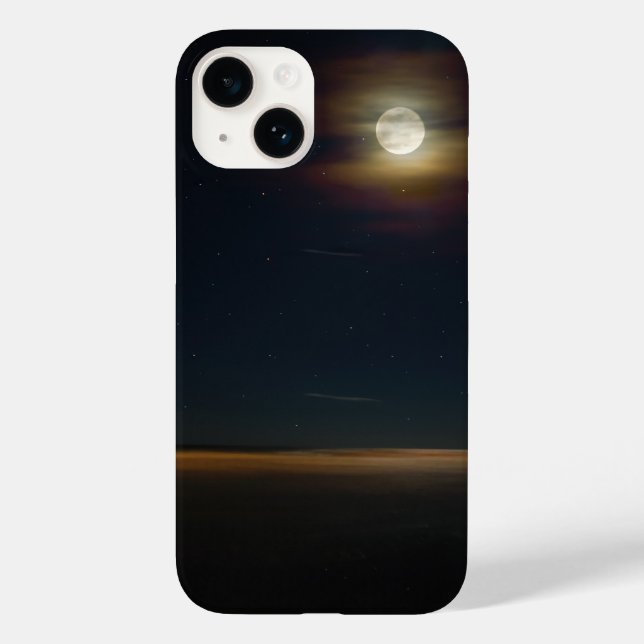Folly Beach Night iPhone Case (Rückseite)
