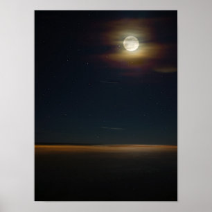 Folly Beach Night Poster