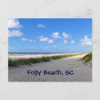 Folly Beach Postcard Postkarte