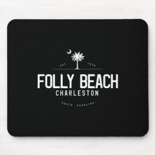 Folly Beach South Carolina Surfen  Mousepad