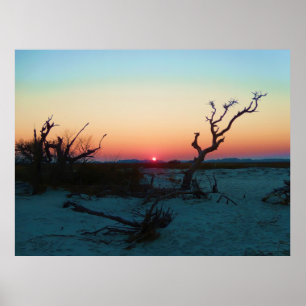 Folly Beach Sunset Poster