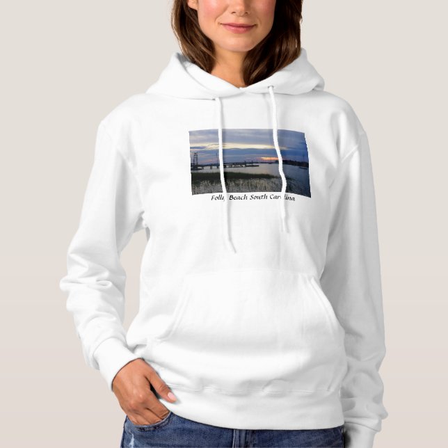 Folly Harbor Sunset Hoodie (Vorderseite)
