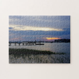 Folly Harbor Sunset Puzzle