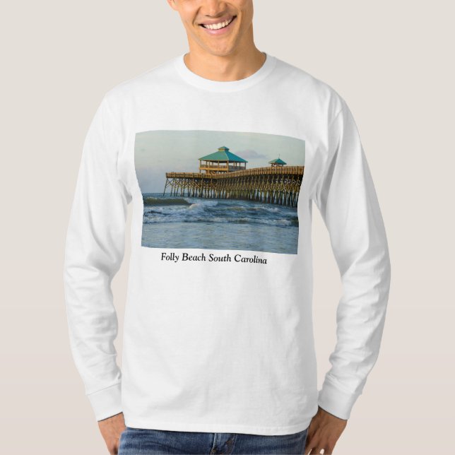 Folly Pier Morning T-Shirt (Vorderseite)