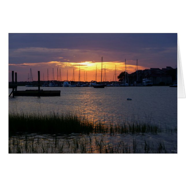 Folly River Sunset (Vorderseite (Horizontal))