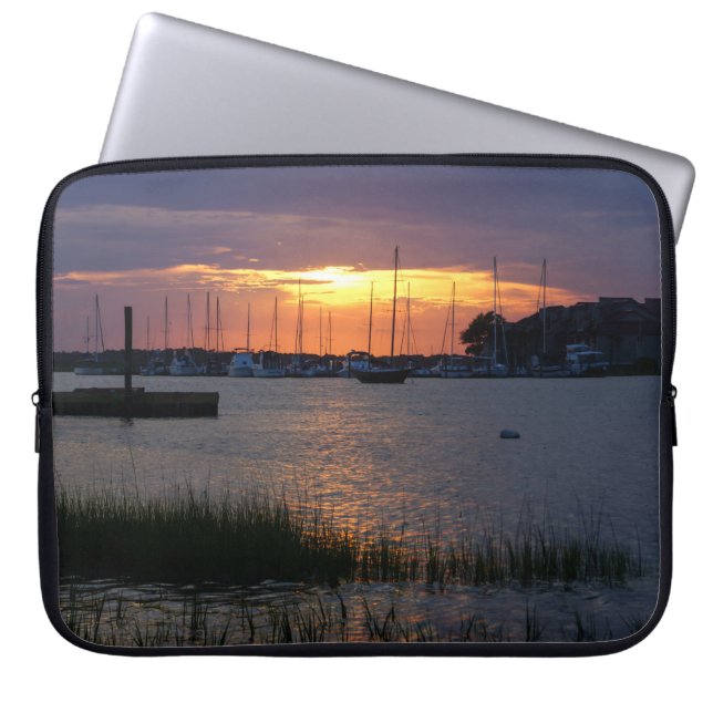 Folly River Sunset Laptopschutzhülle (Vorderseite)