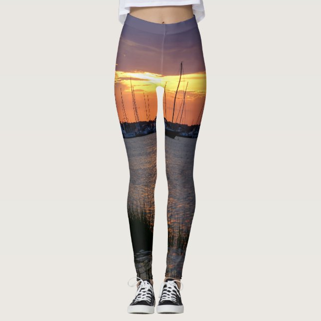 Folly River Sunset Leggings (Vorderseite)