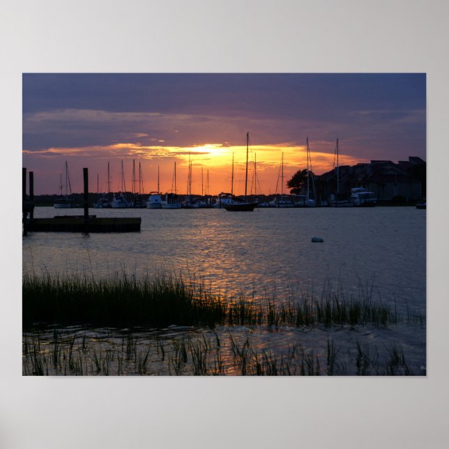 Folly River Sunset Poster (Vorne)
