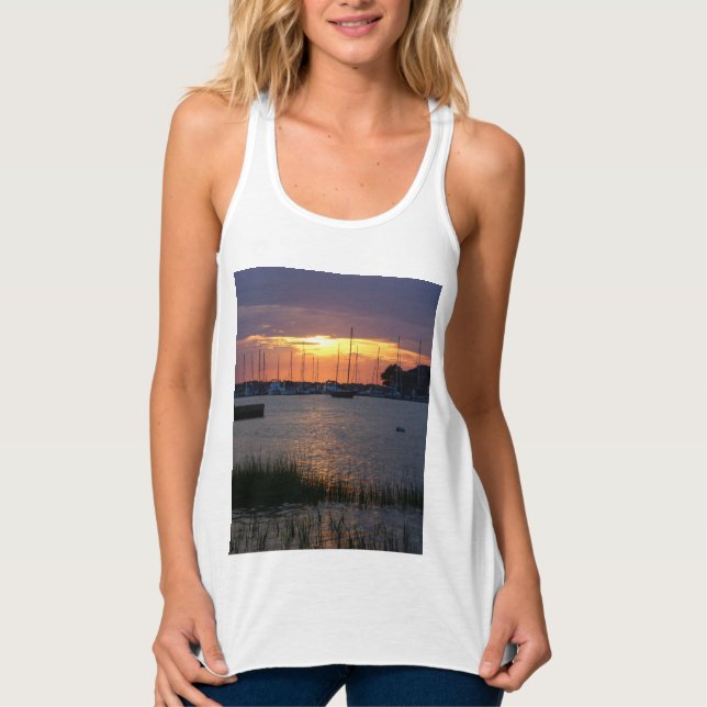 Folly River Sunset Tank Top (Vorderseite)