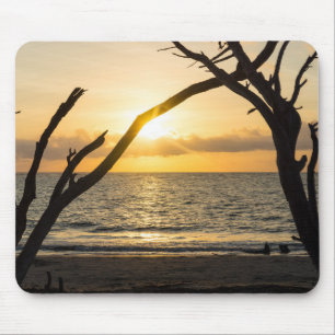 Folly Sunrise Tree Silhouette Mousepad