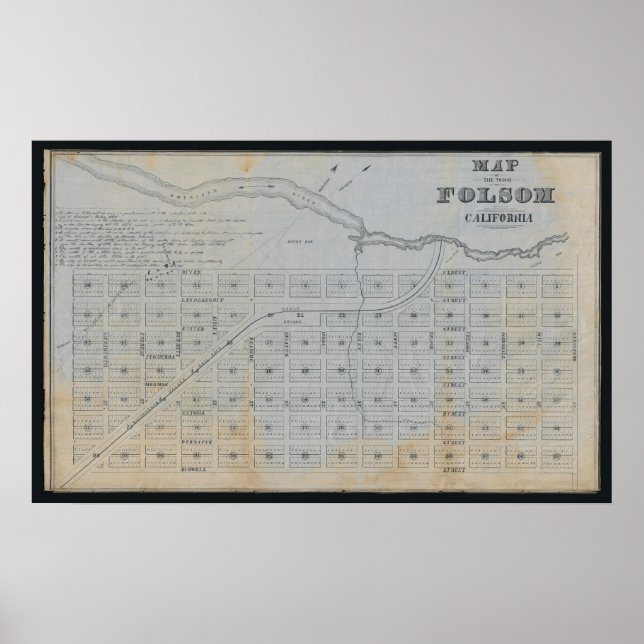 Folsom California Poster (Vorne)