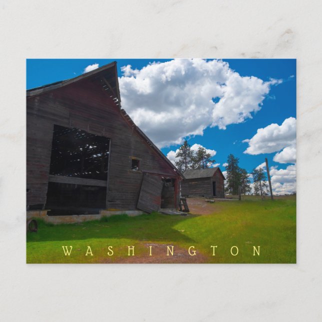 Folsom Farm FishTonnare Lake Washington Postkarte (Vorderseite)