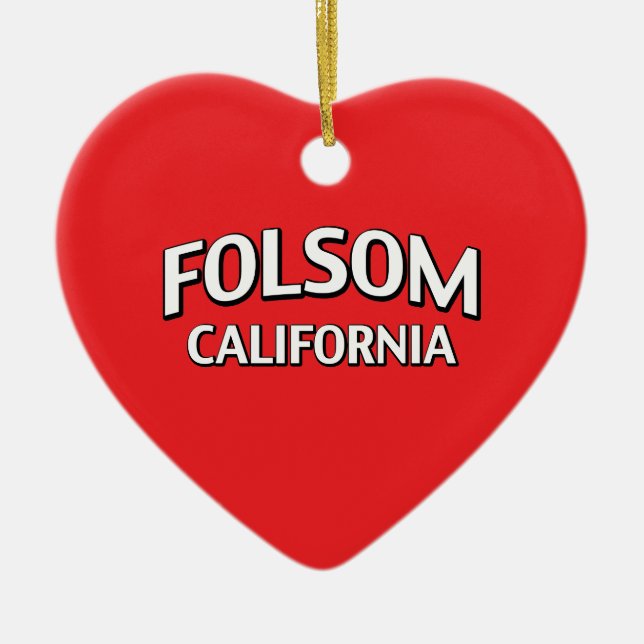 Folsom Kalifornien Keramikornament (Vorne)