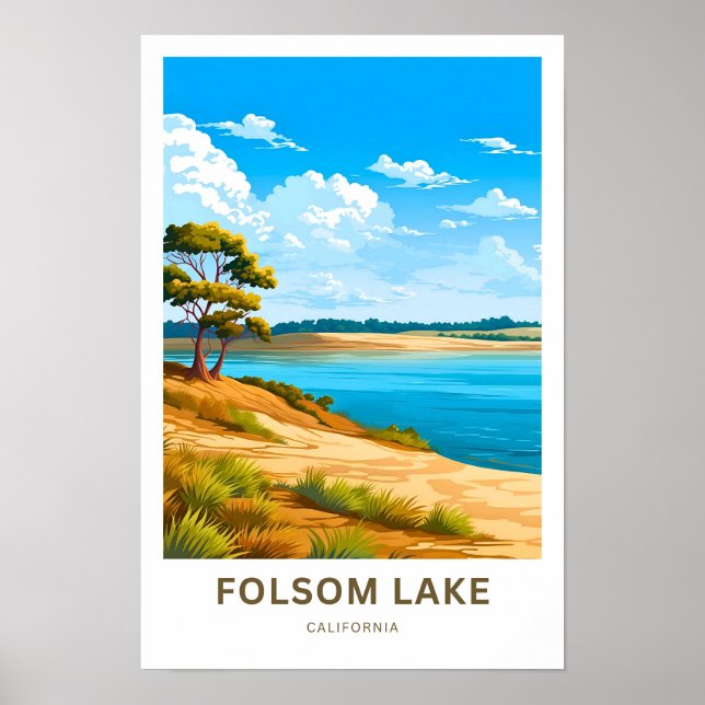 Folsom Lake California Poster (Vorne)
