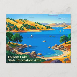 Folsom Lake State Recreation Area Kalifornien Postkarte