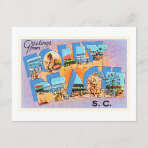 Folstrand South Carolina SC Alte Vintage Postkarte