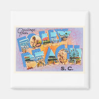 Folstrand South Carolina SC Alte Vintage Postkarte