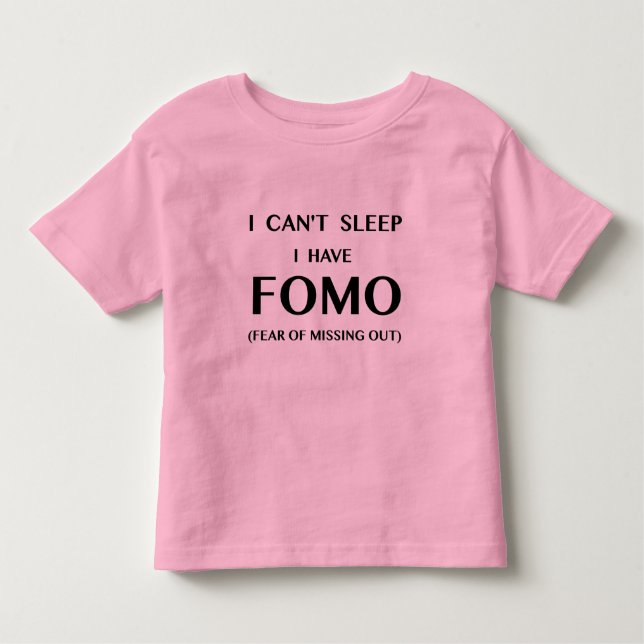 FOMO "Furcht des vermissten heraus" T-Shirts (Vorderseite)